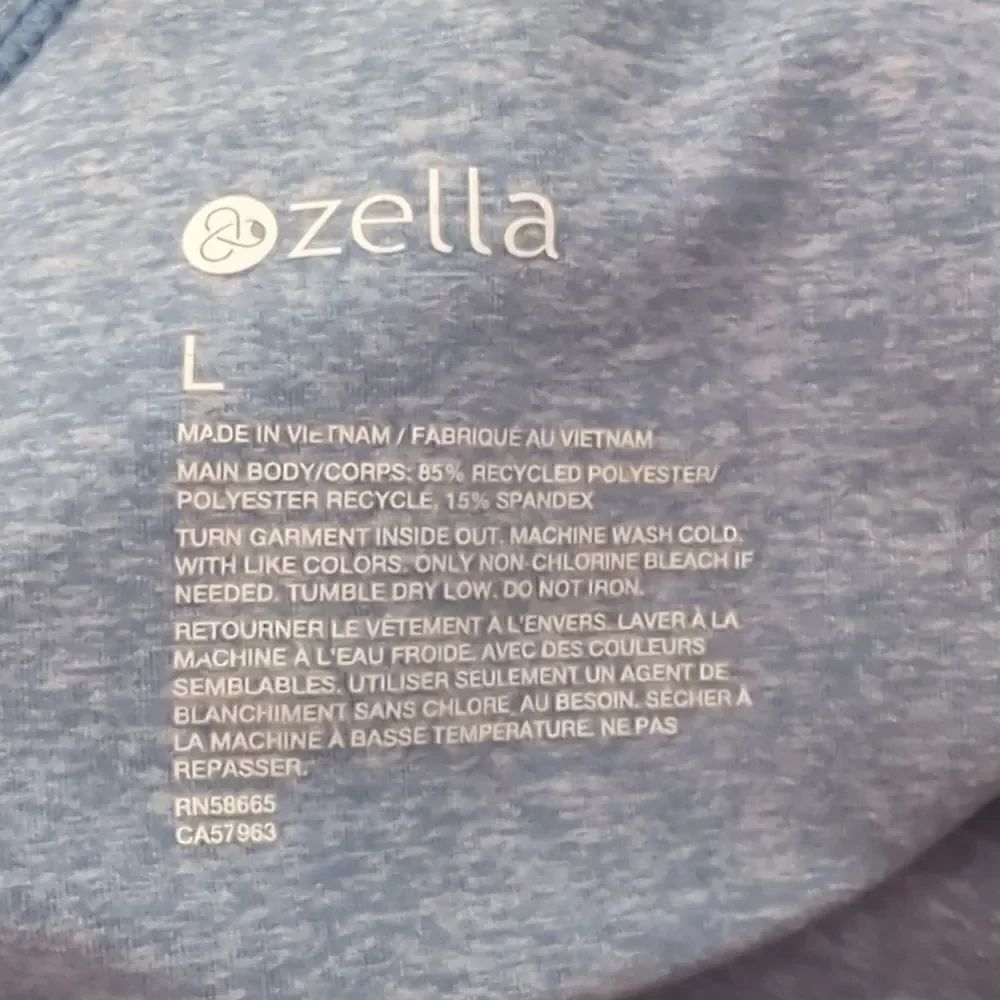 Zella Blue Crop Top - Picture 3 of 3